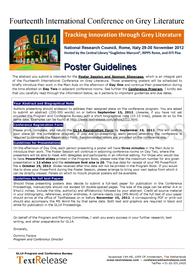 GL14 Poster Session and Sponsor Showcase
