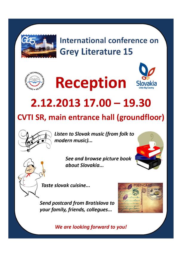 GL15 Conference Reception