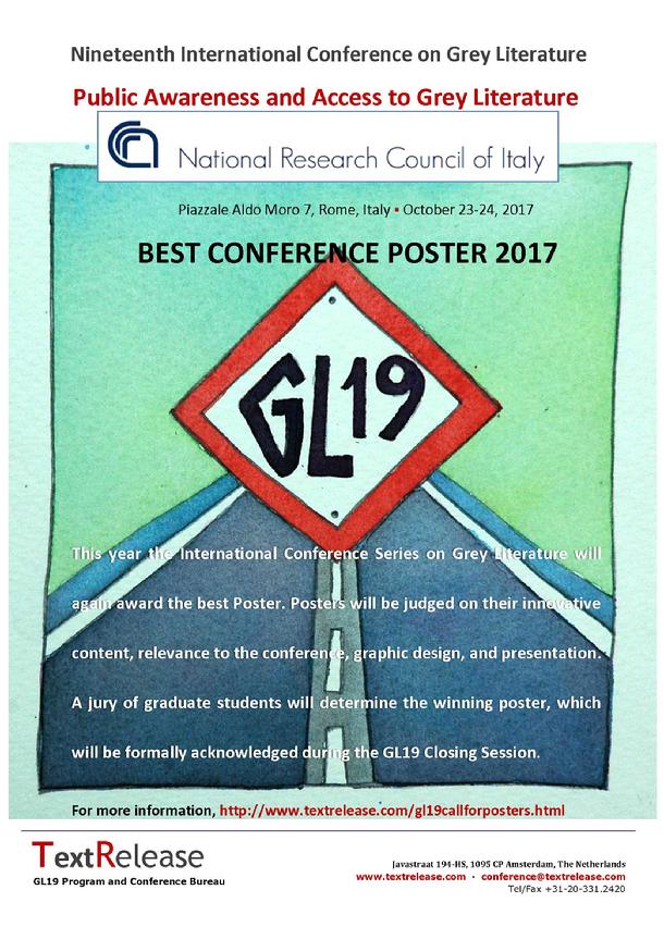 Best Conference Poster 2017