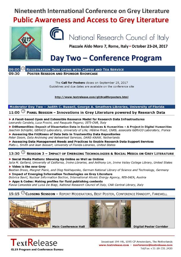 GL19 Conference Program