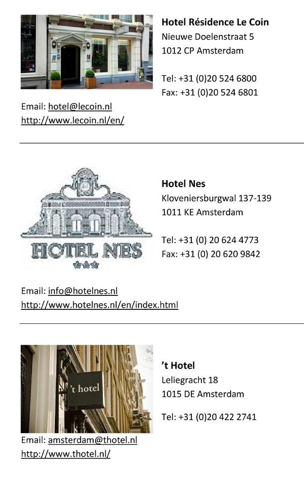 GL25 Recommended Hotels